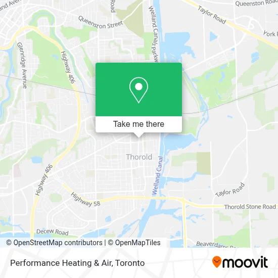 Performance Heating & Air map