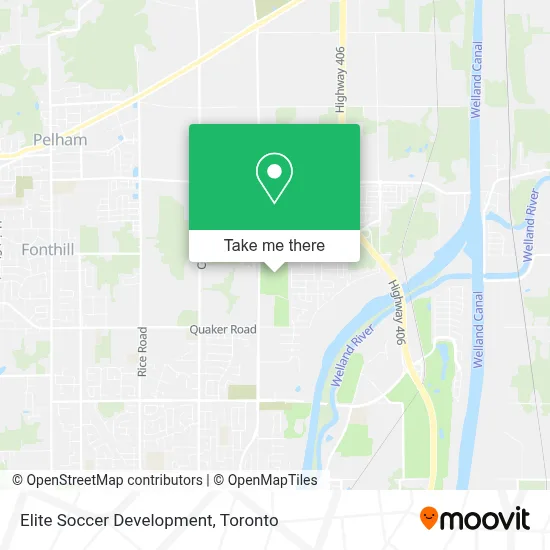 Elite Soccer Development map