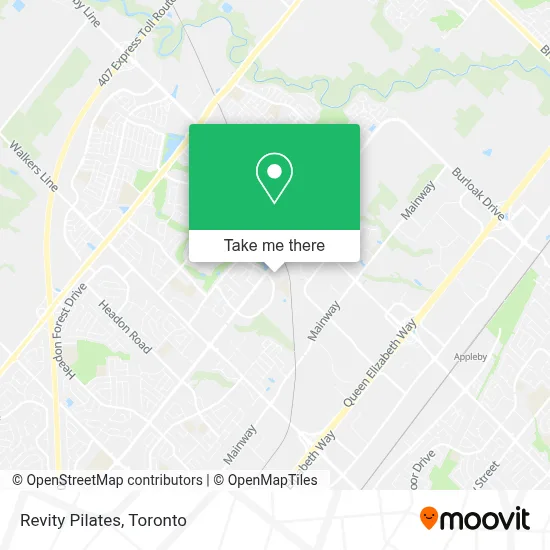 Revity Pilates map