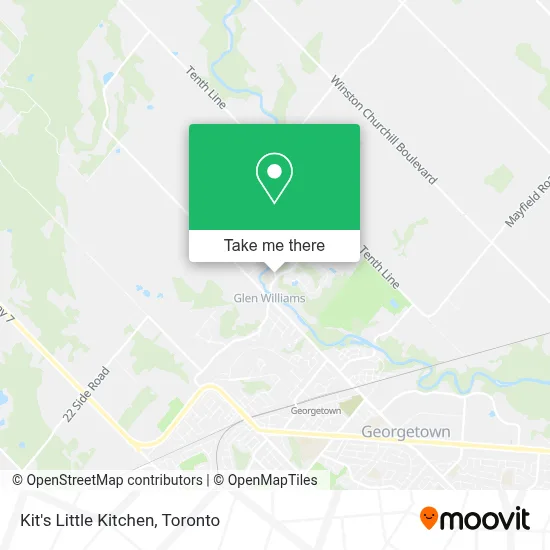 Kit's Little Kitchen map
