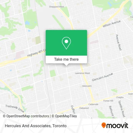 Hercules And Associates map
