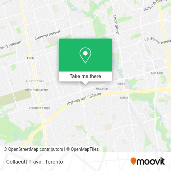 Collacutt Travel map