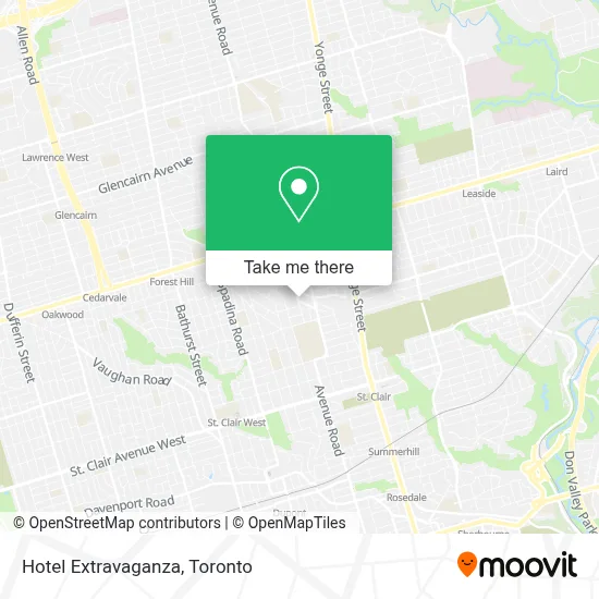 Hotel Extravaganza map