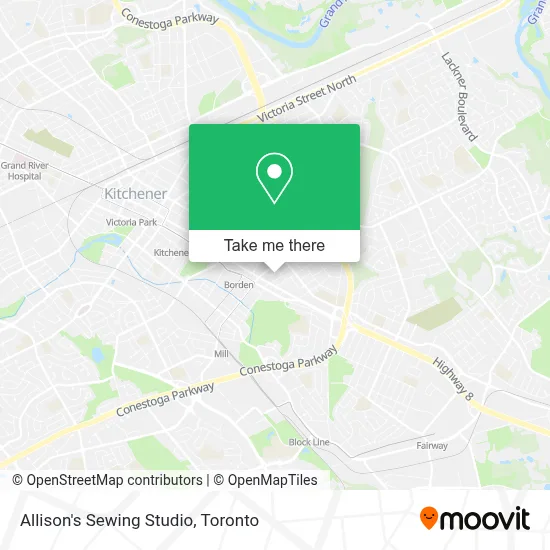 Allison's Sewing Studio map