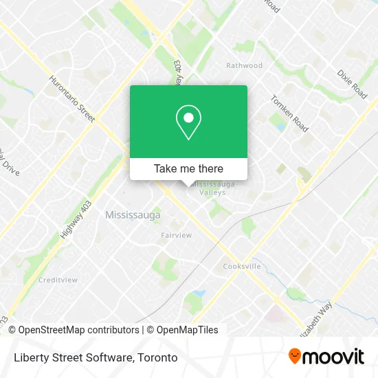 Liberty Street Software map