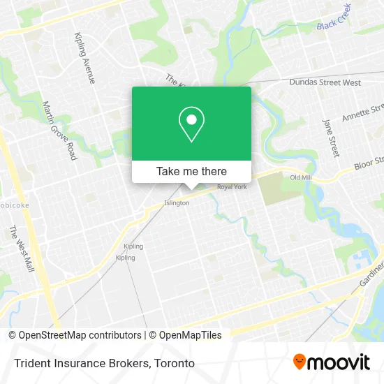 Trident Insurance Brokers map