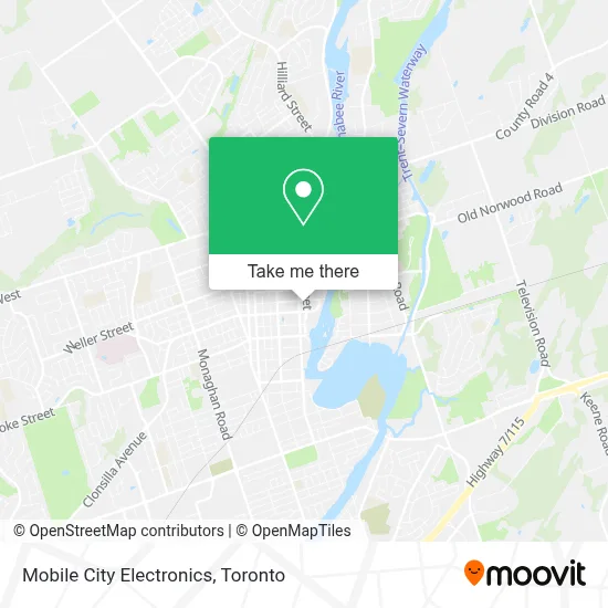 Mobile City Electronics map