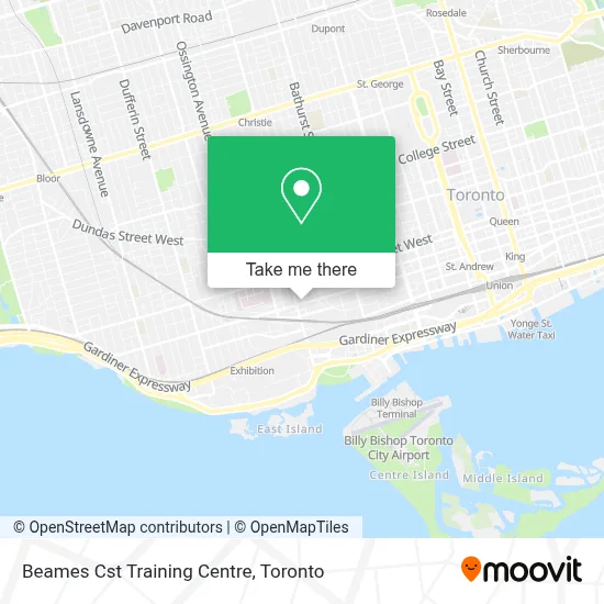 Beames Cst Training Centre map