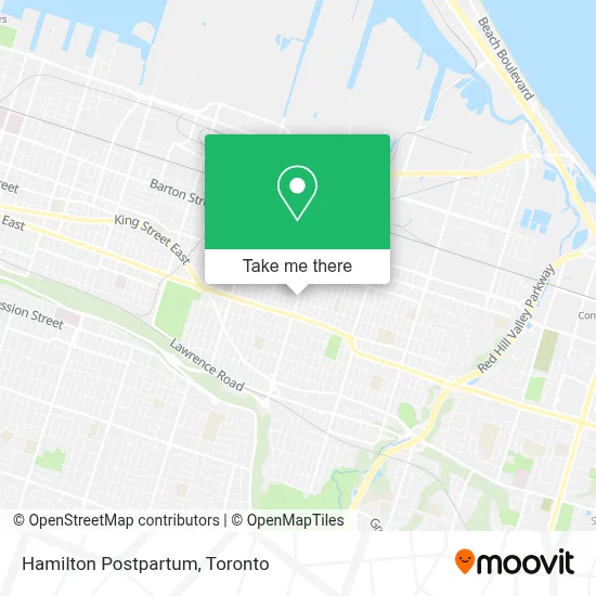 Hamilton Postpartum map
