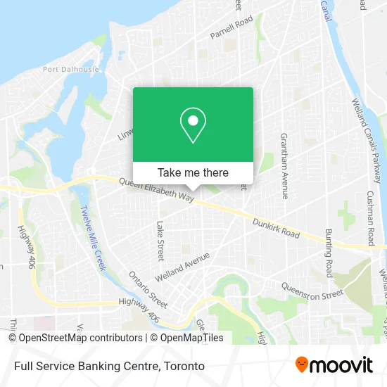 Full Service Banking Centre map