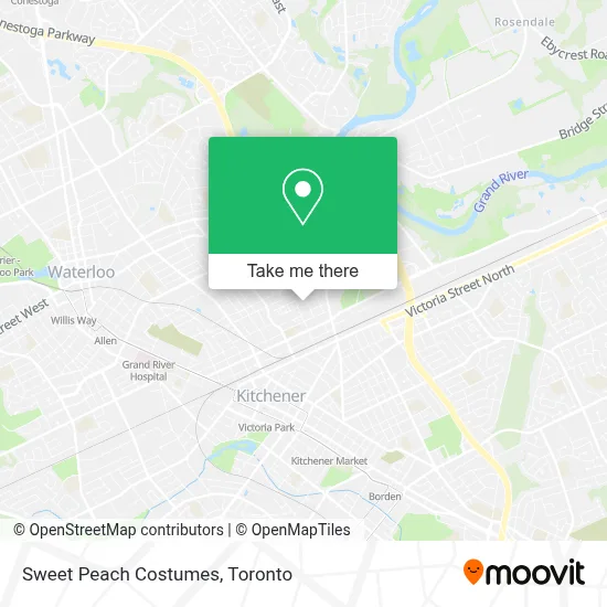 Sweet Peach Costumes map