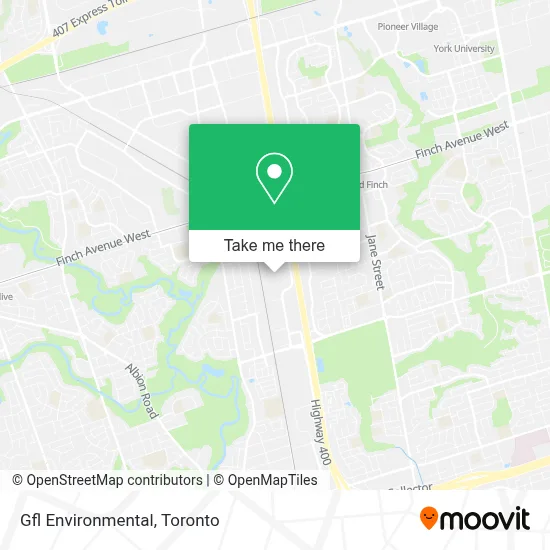 Gfl Environmental map