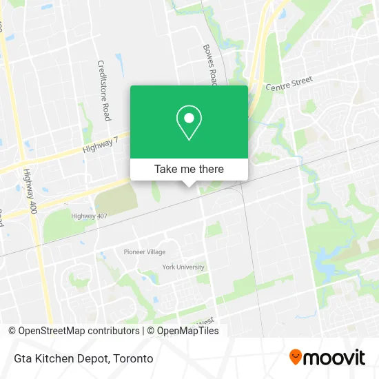 Gta Kitchen Depot map