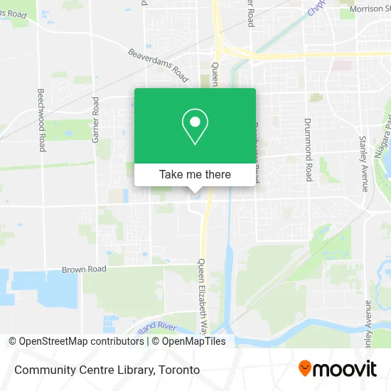 Community Centre Library map