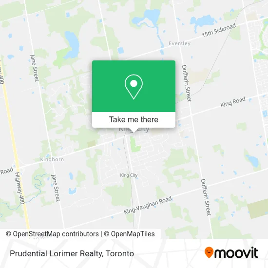 Prudential Lorimer Realty map