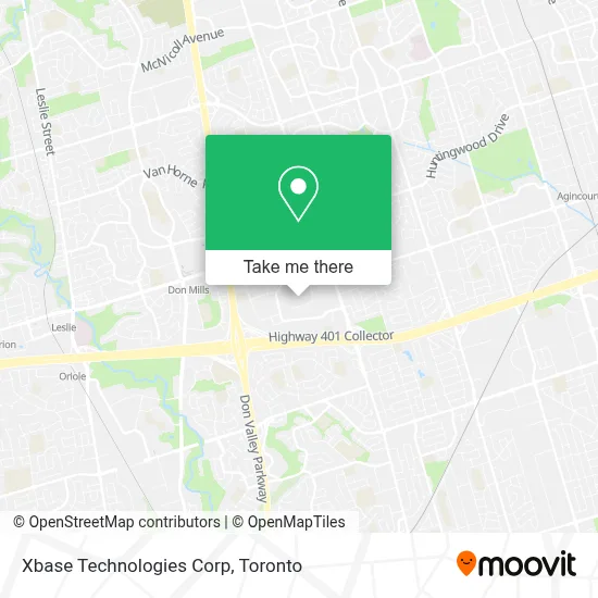 Xbase Technologies Corp map