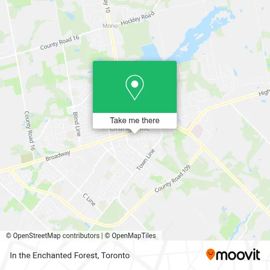 In the Enchanted Forest map