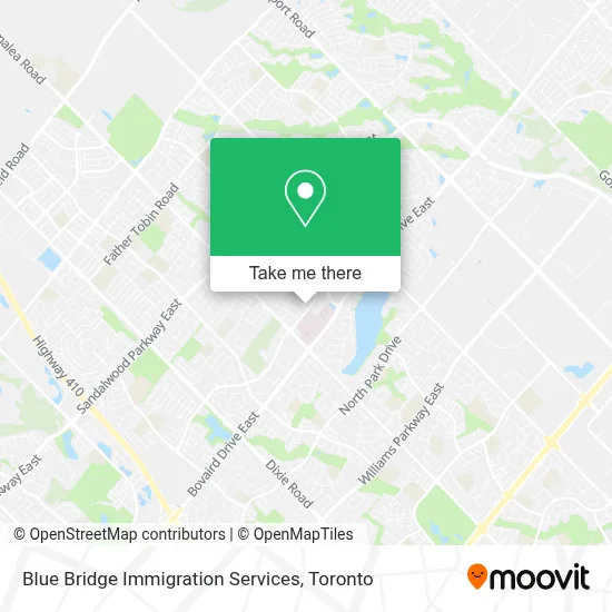 Blue Bridge Immigration Services map