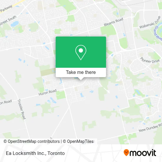 Ea Locksmith Inc. map