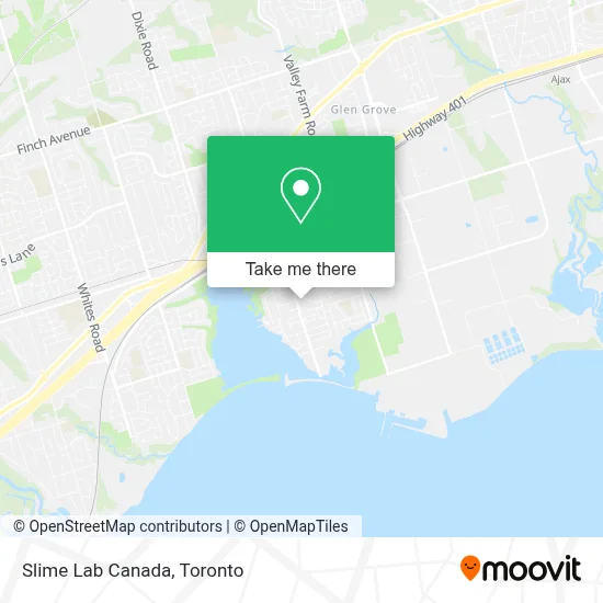 Slime Lab Canada map