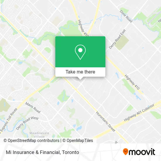 Mi Insurance & Financial map