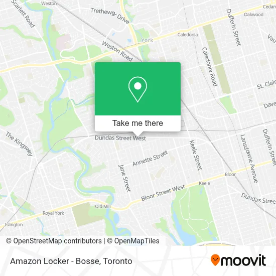 Amazon Locker - Bosse map