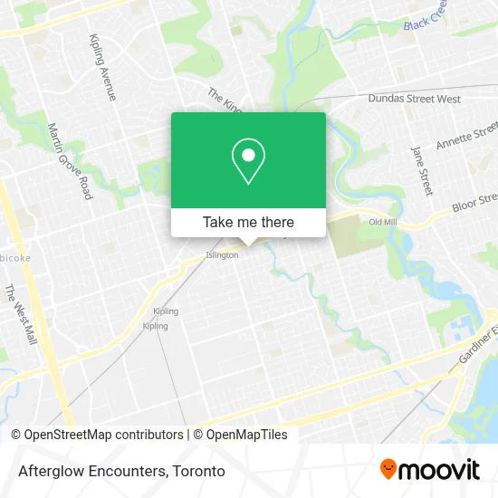 Afterglow Encounters map