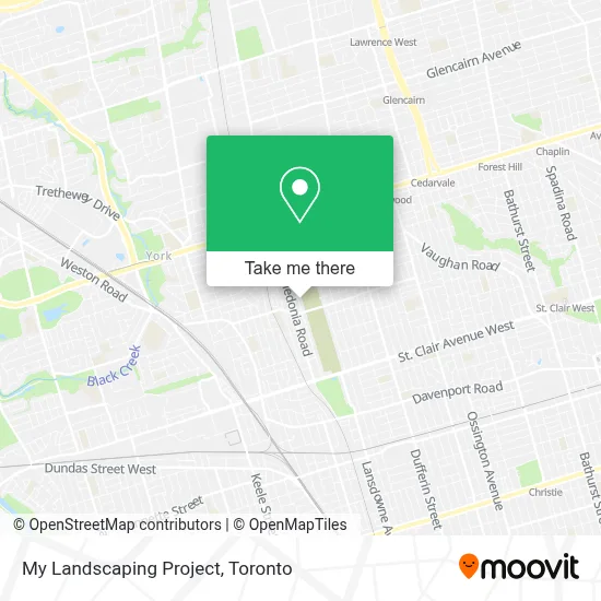 My Landscaping Project map