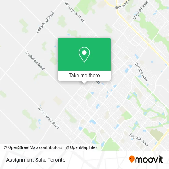Assignment Sale map