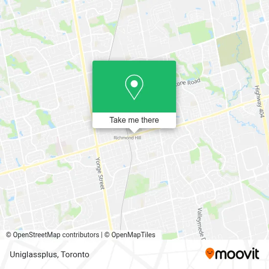 Uniglassplus map