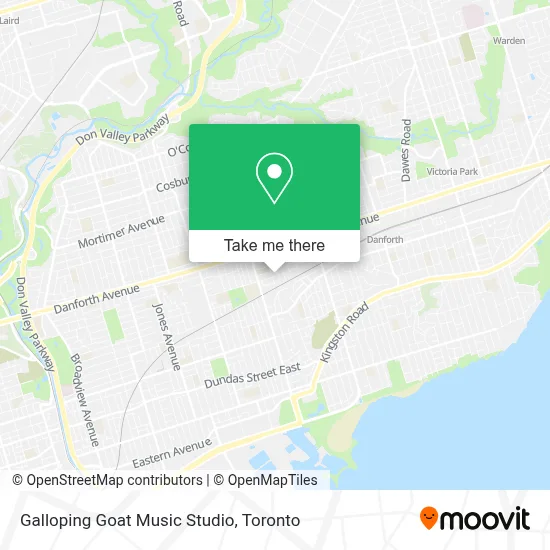 Galloping Goat Music Studio map