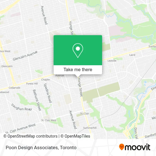 Poon Design Associates map