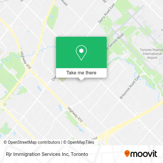 Rjr Immigration Services Inc map