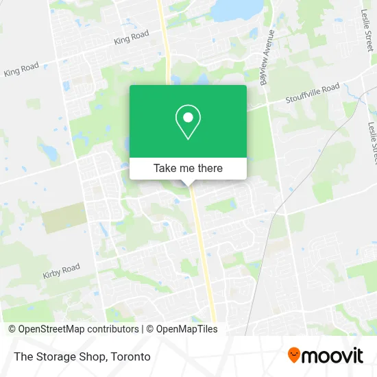 The Storage Shop map