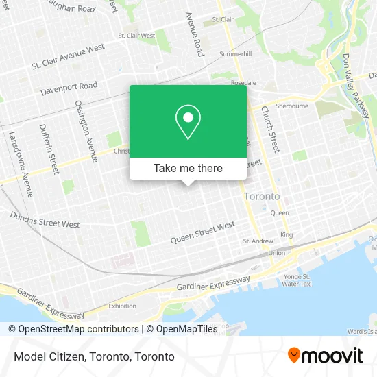 Model Citizen, Toronto map