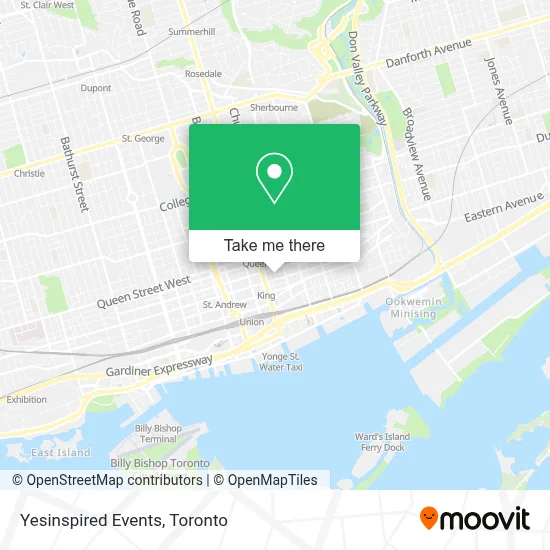 Yesinspired Events map