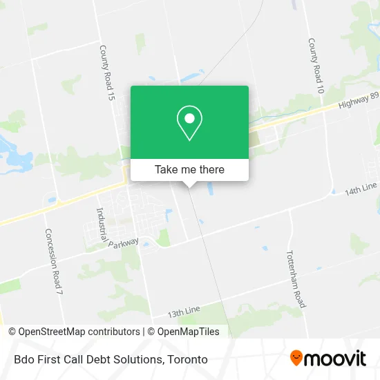 Bdo First Call Debt Solutions map
