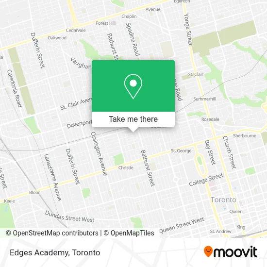 Edges Academy map