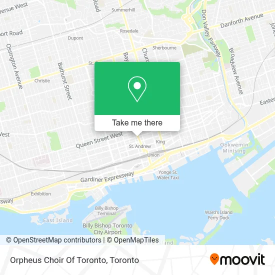 Orpheus Choir Of Toronto map