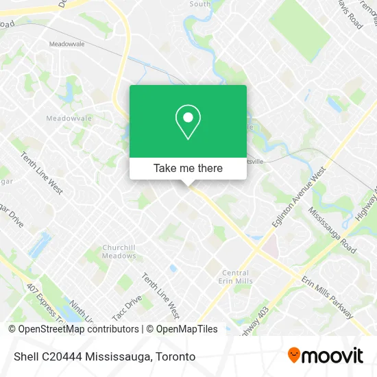 Shell C20444 Mississauga map