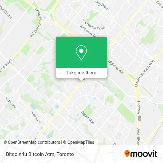 Bitcoin4u Bitcoin Atm map