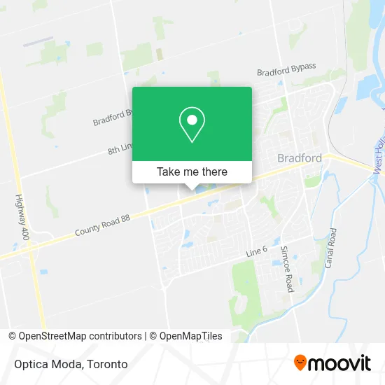 Optica Moda map