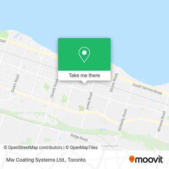 Mw Coating Systems Ltd. map