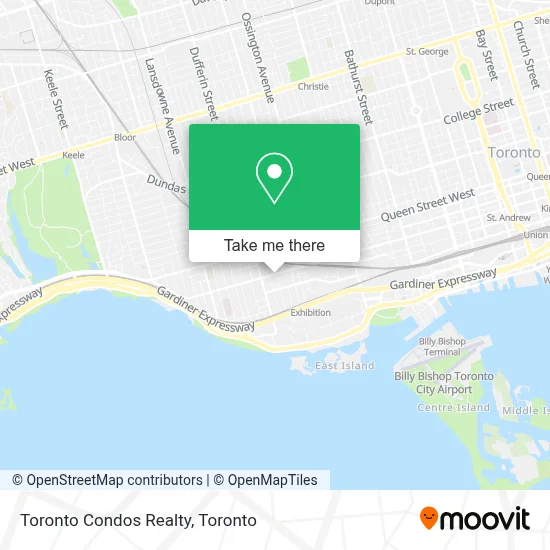 Toronto Condos Realty map
