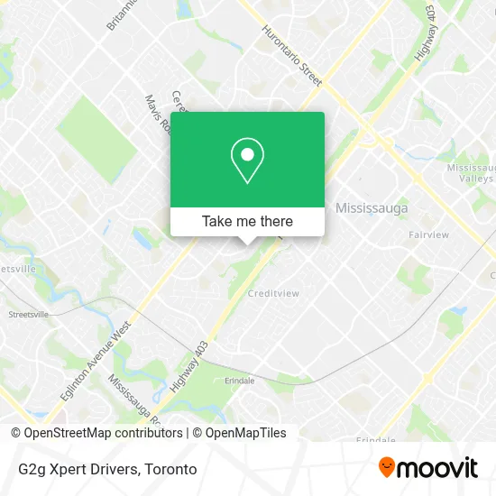 G2g Xpert Drivers map