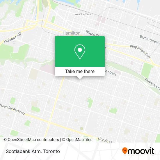 Scotiabank Atm map