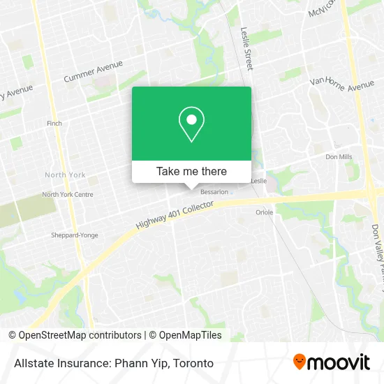 Allstate Insurance: Phann Yip map