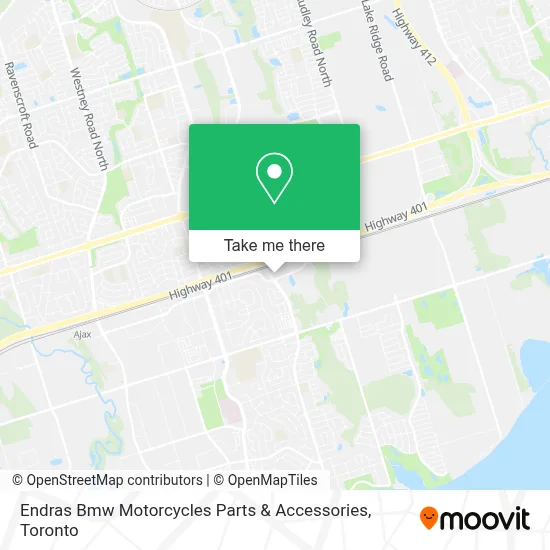 Endras Bmw Motorcycles Parts & Accessories map