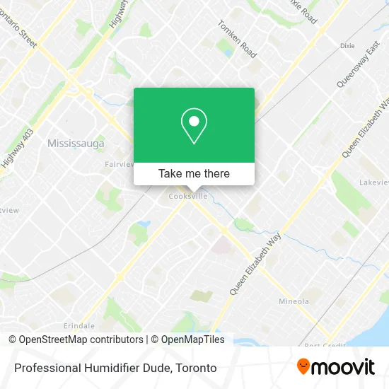 Professional Humidifier Dude map