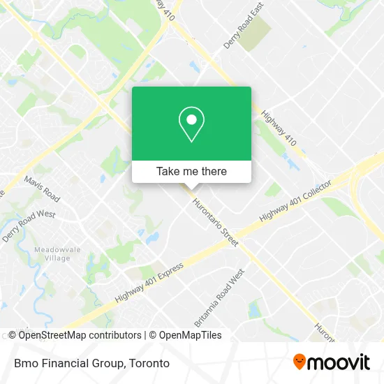Bmo Financial Group map